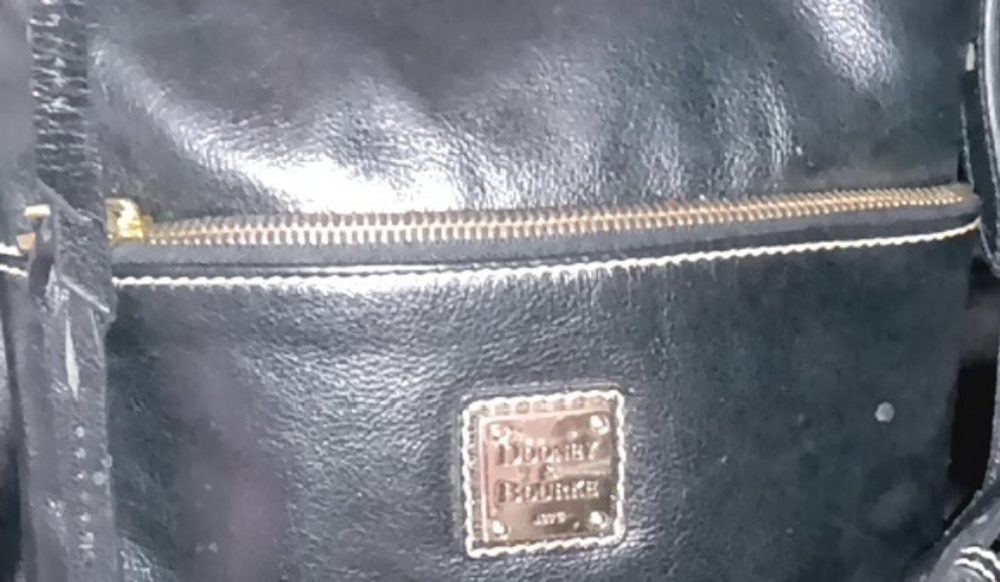Dooney & Bourke  Black Leather Crossbody Bag